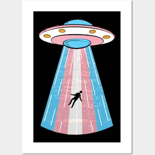 Transgender Ufo LGBTQ Gay Pride Posters and Art